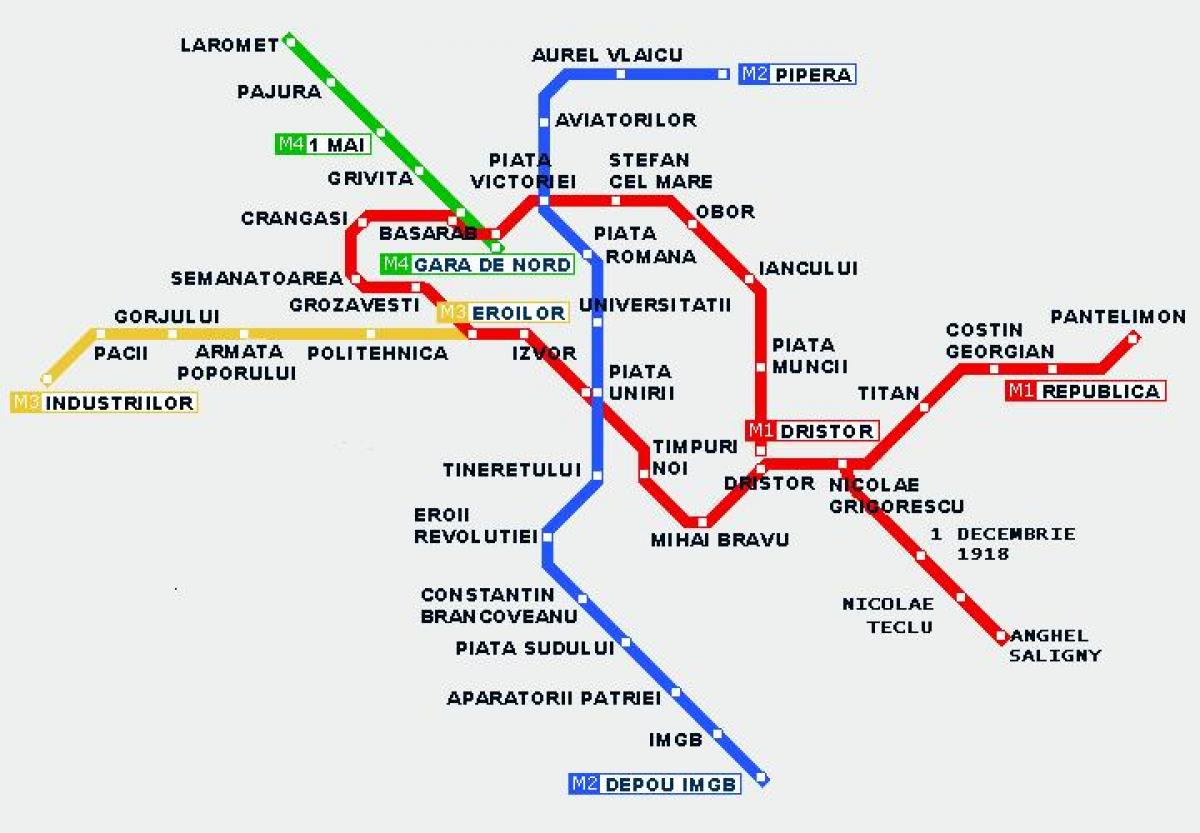 tramvajų žemėlapis bukareštas