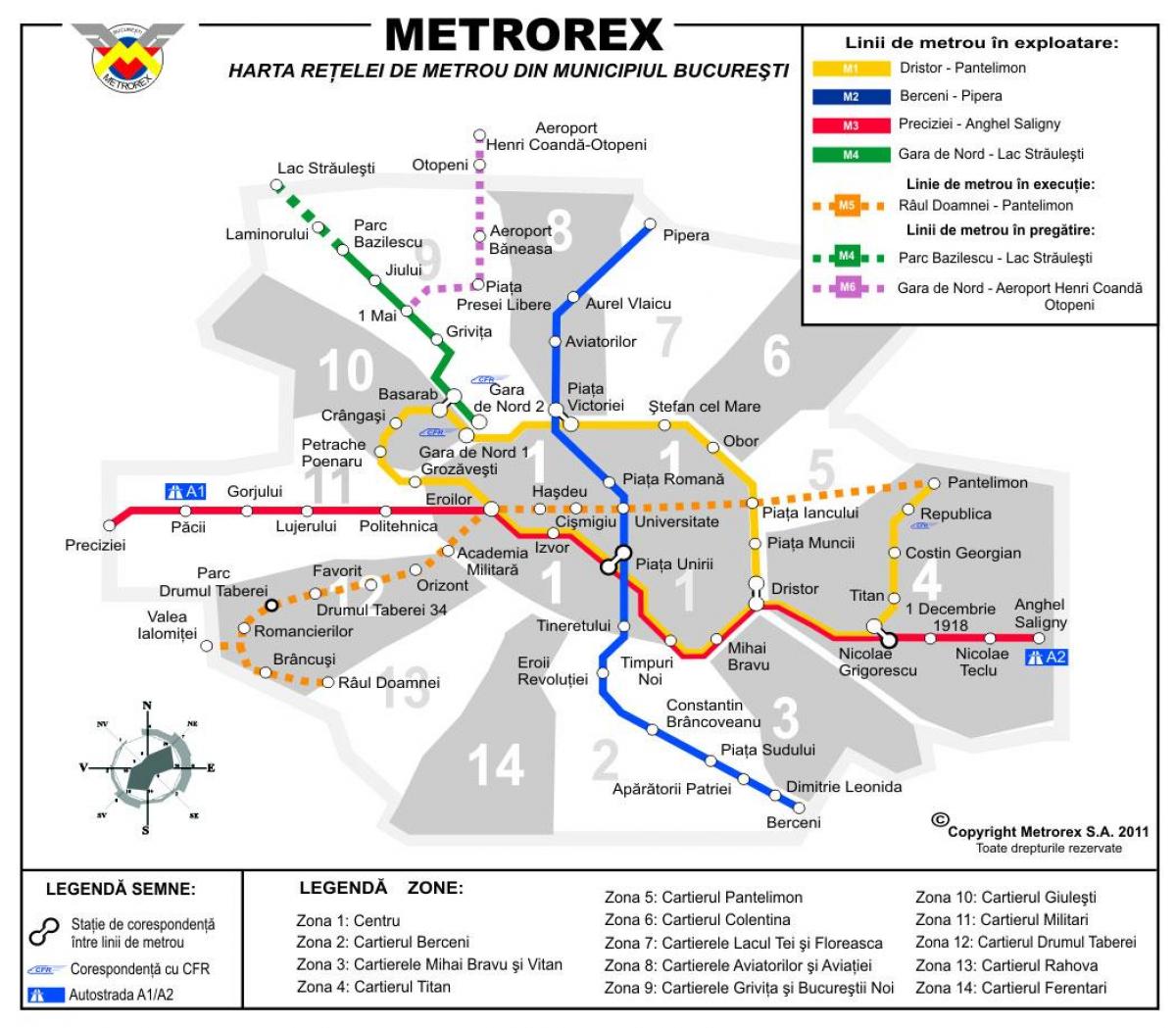 Žemėlapis metrorex 