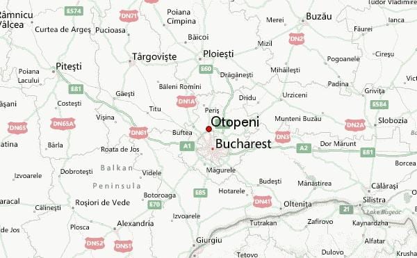 otopeni oro uosto žemėlapis