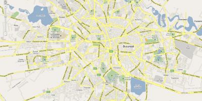 Bucarest žemėlapyje