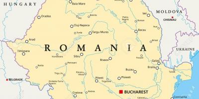 Kapitalo rumunijos žemėlapis