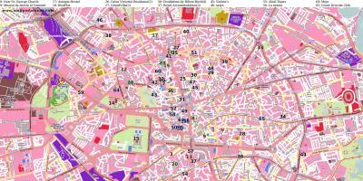 Bukareštas-gatvių žemėlapis